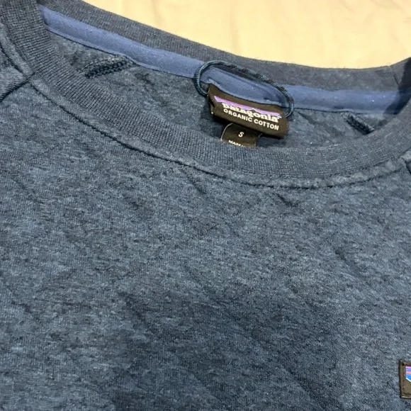 Patagonia Women’s Crewneck Sweater in Deep Blue - Sz. Small - Picture 2 of 8